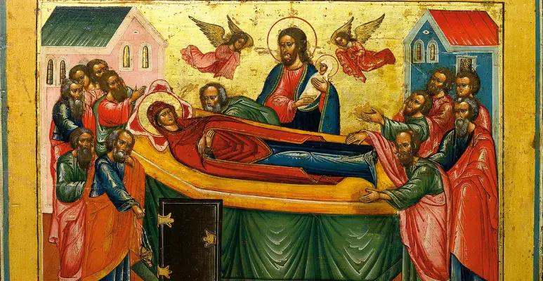 icône de la Dormition de la Mère de Dieu