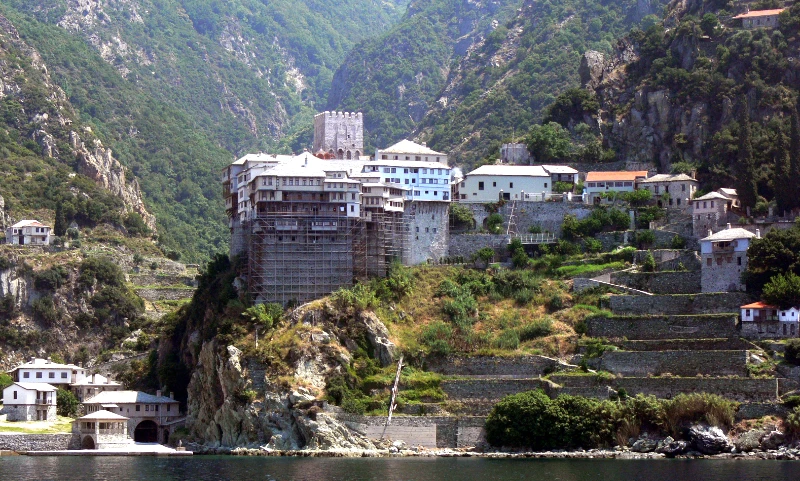 Monastère Saint Dionysiou au Mont-Athos