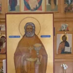 saint Alexis d'Ugine lors de sa fête le 22 août au monastère orthodoxe notre dame de toute protection